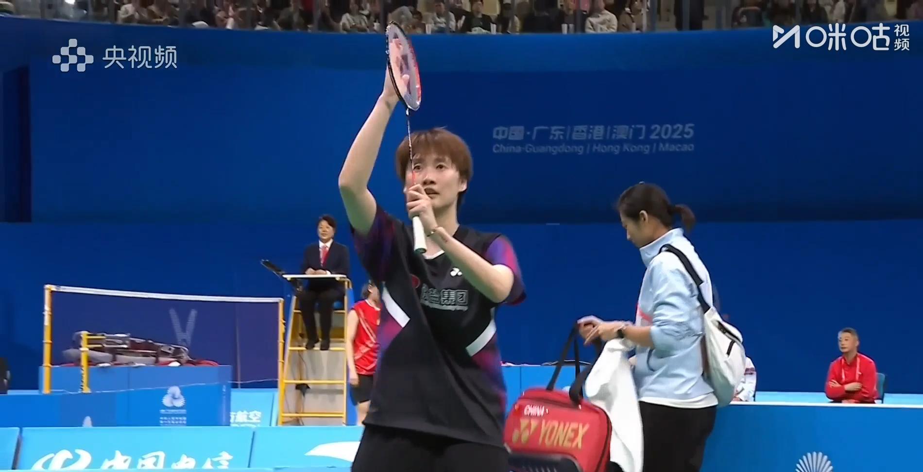 泰国队鏖战日本队，陈雨菲扛起全队