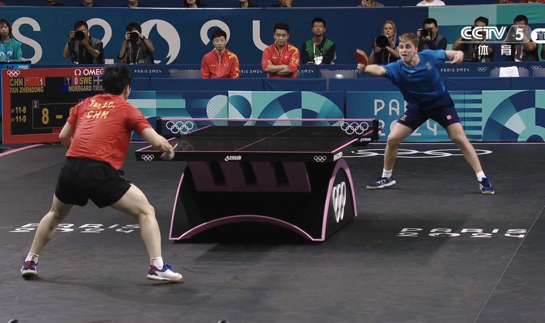 奥地利乒乓球队绝杀瑞典乒乓球队，波尔制霸全场